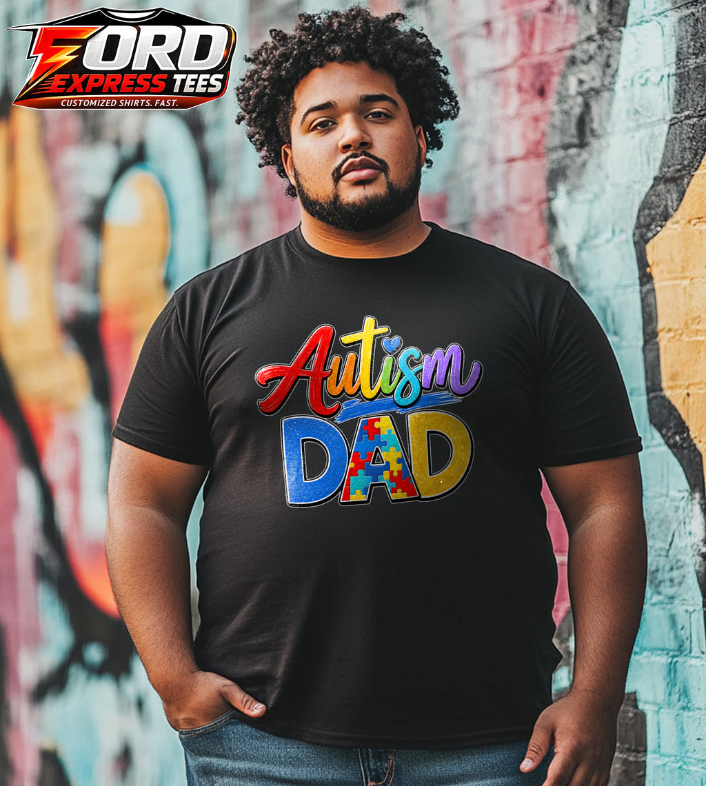 Autism Dad Graphic Tee