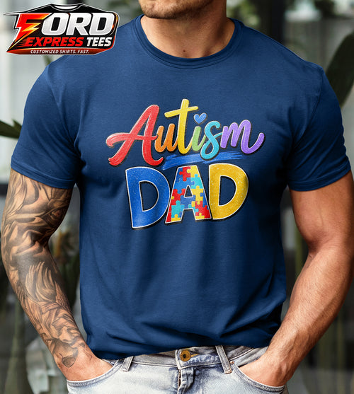 Autism Dad Graphic Tee
