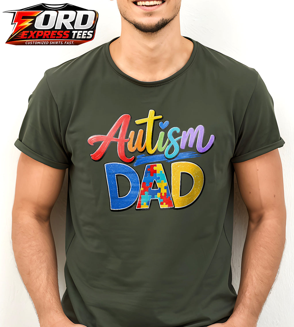 Autism Dad Graphic Tee