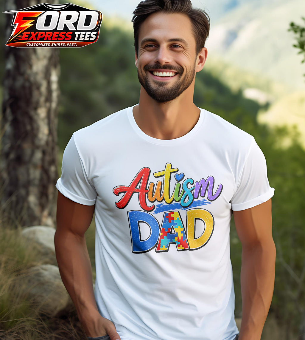 Autism Dad Graphic Tee