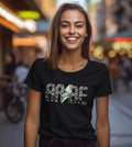 Babe Mom Rock Star Black Graphic Tee