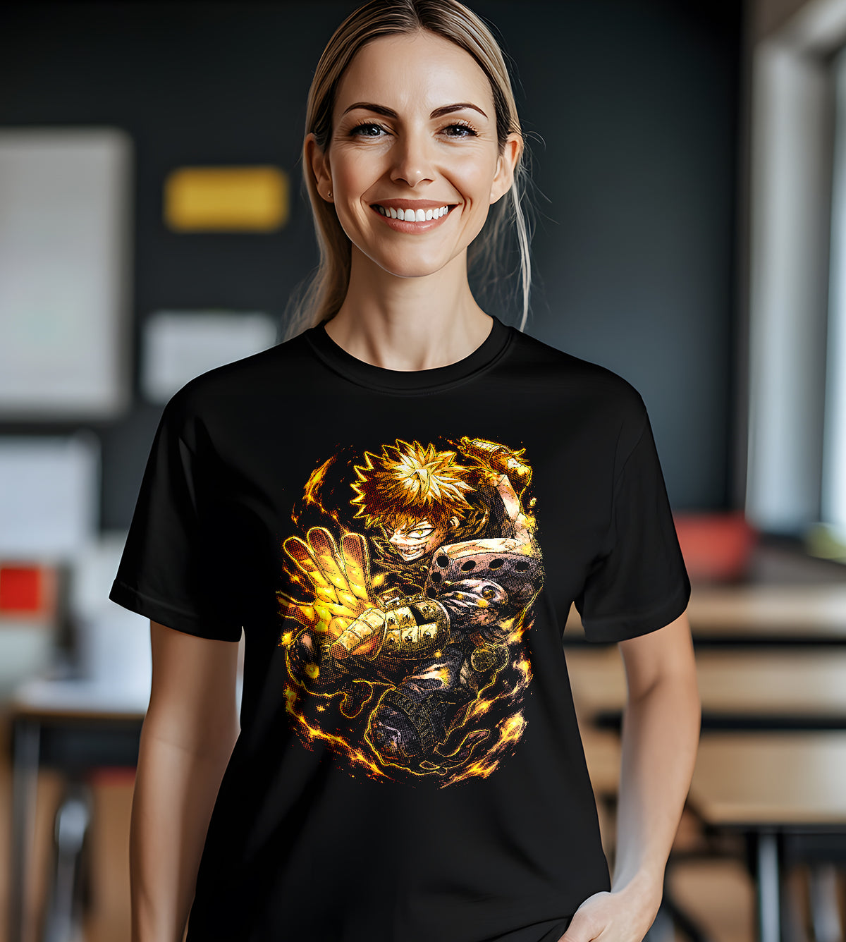 Bakugo My Hero Academia Anime Graphic Tee