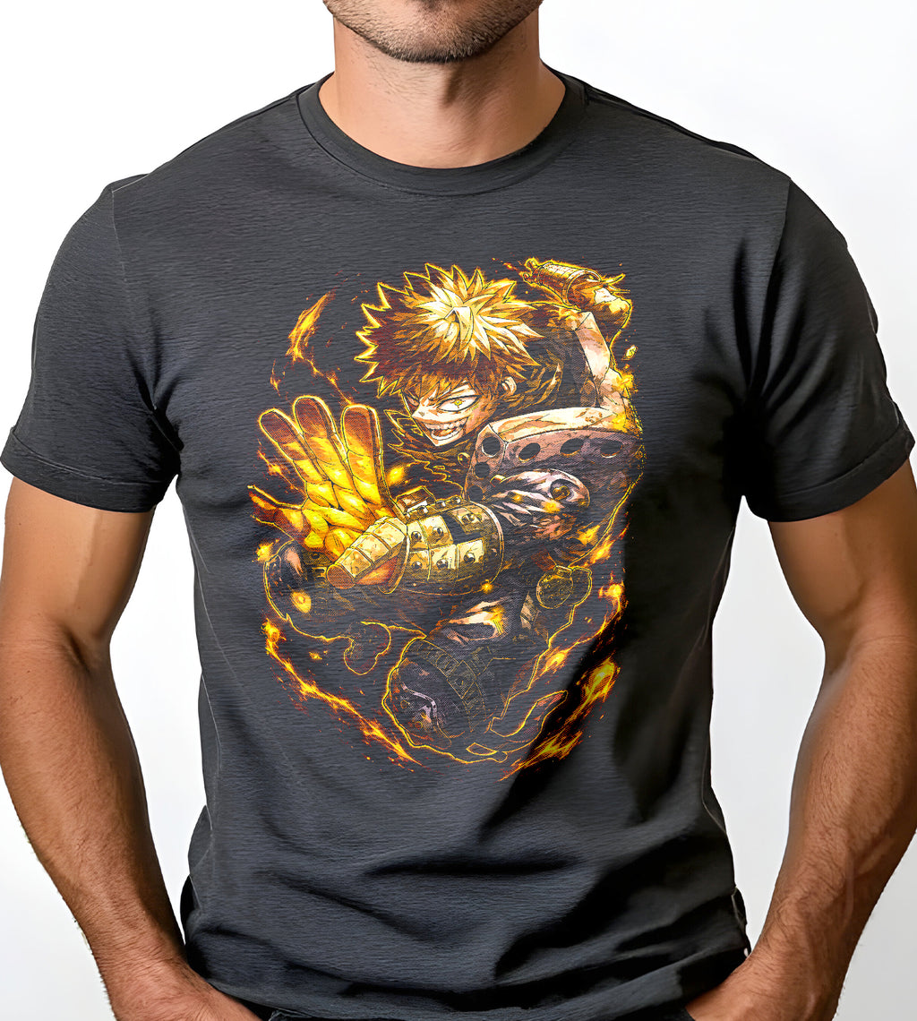 Bakugo My Hero Academia Anime Graphic Tee