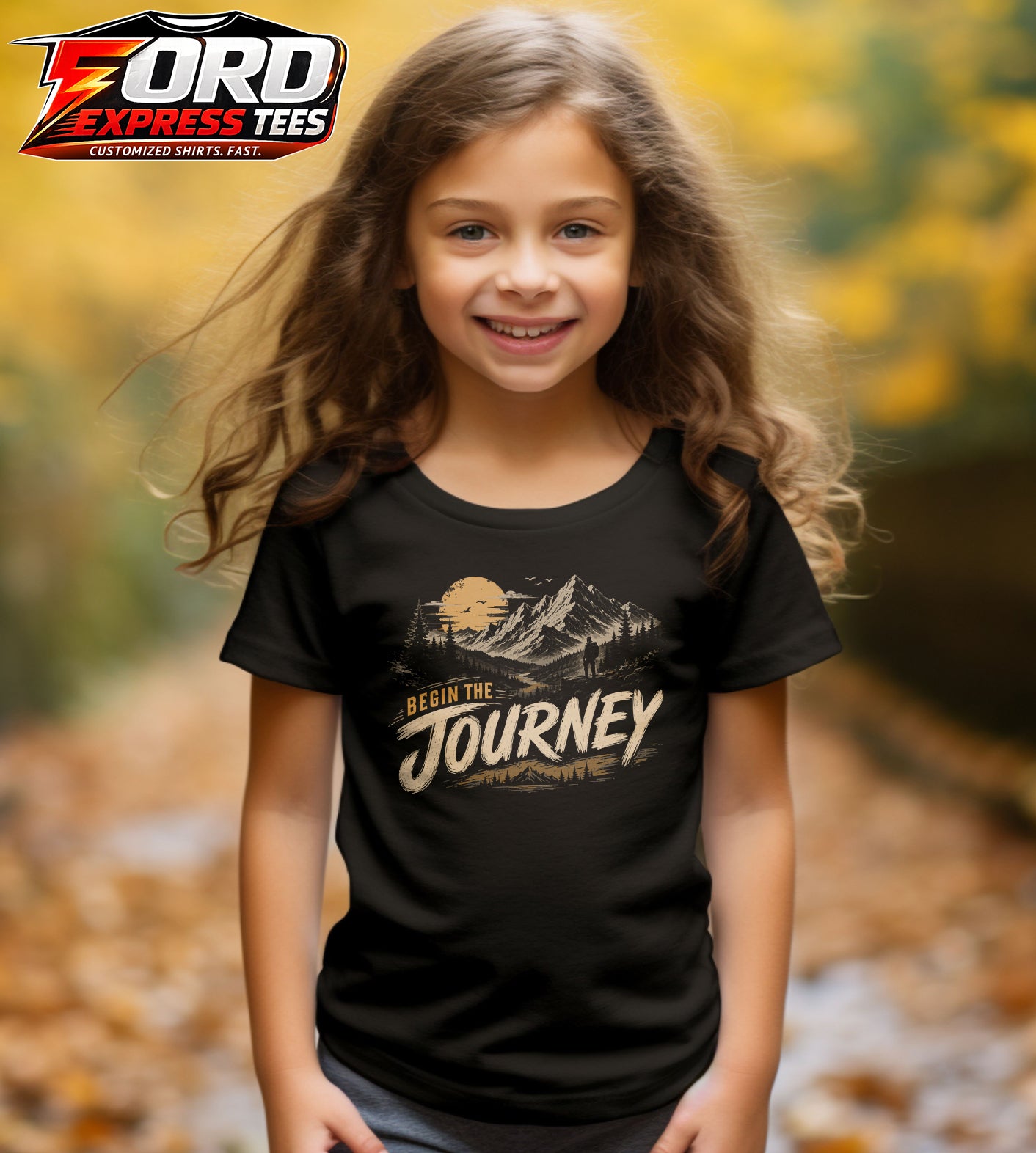 Begin the Journey Hiking Graphic Tee