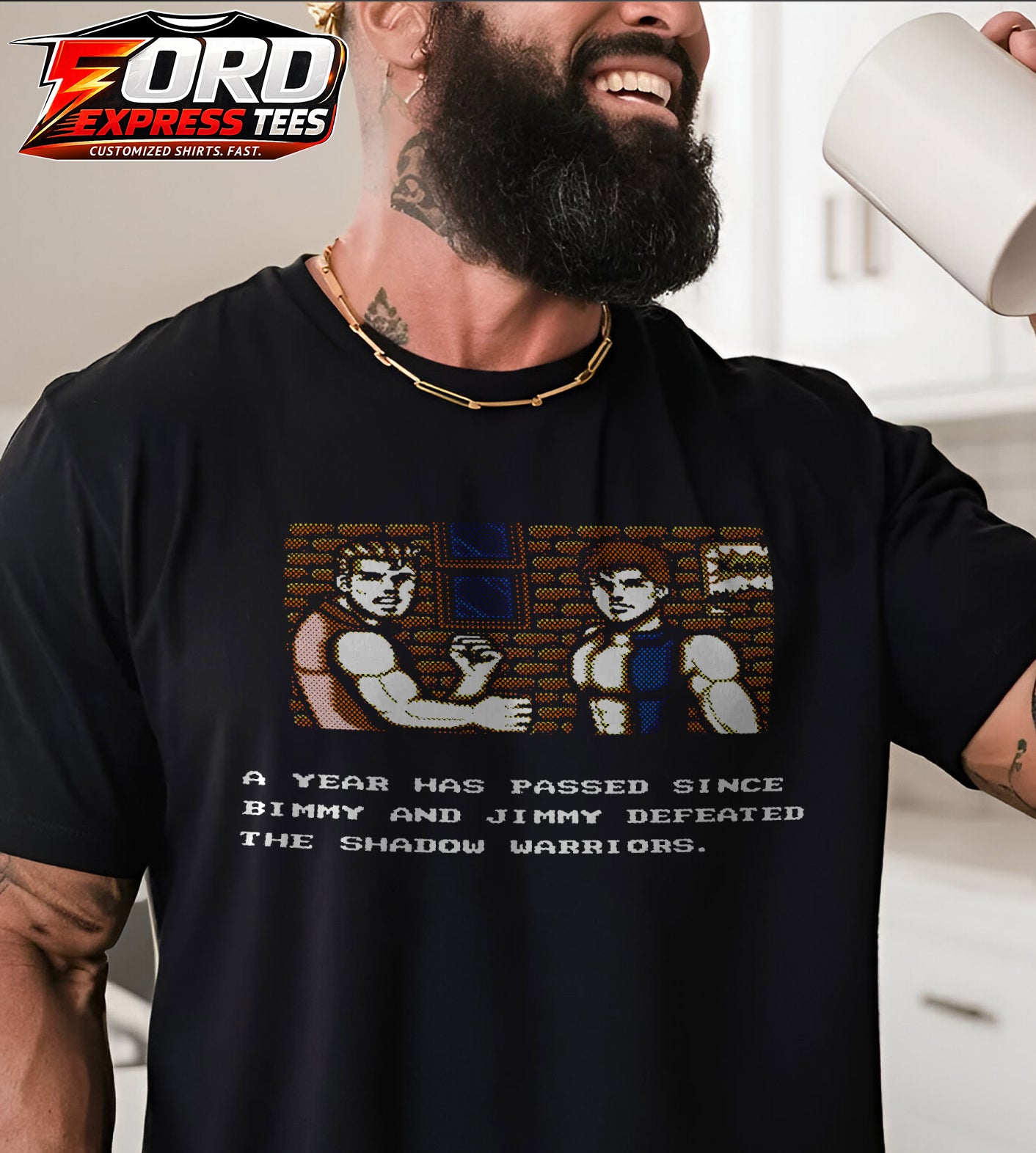 Bimmy and Jimmy Double Dragon 3 Graphic Tee