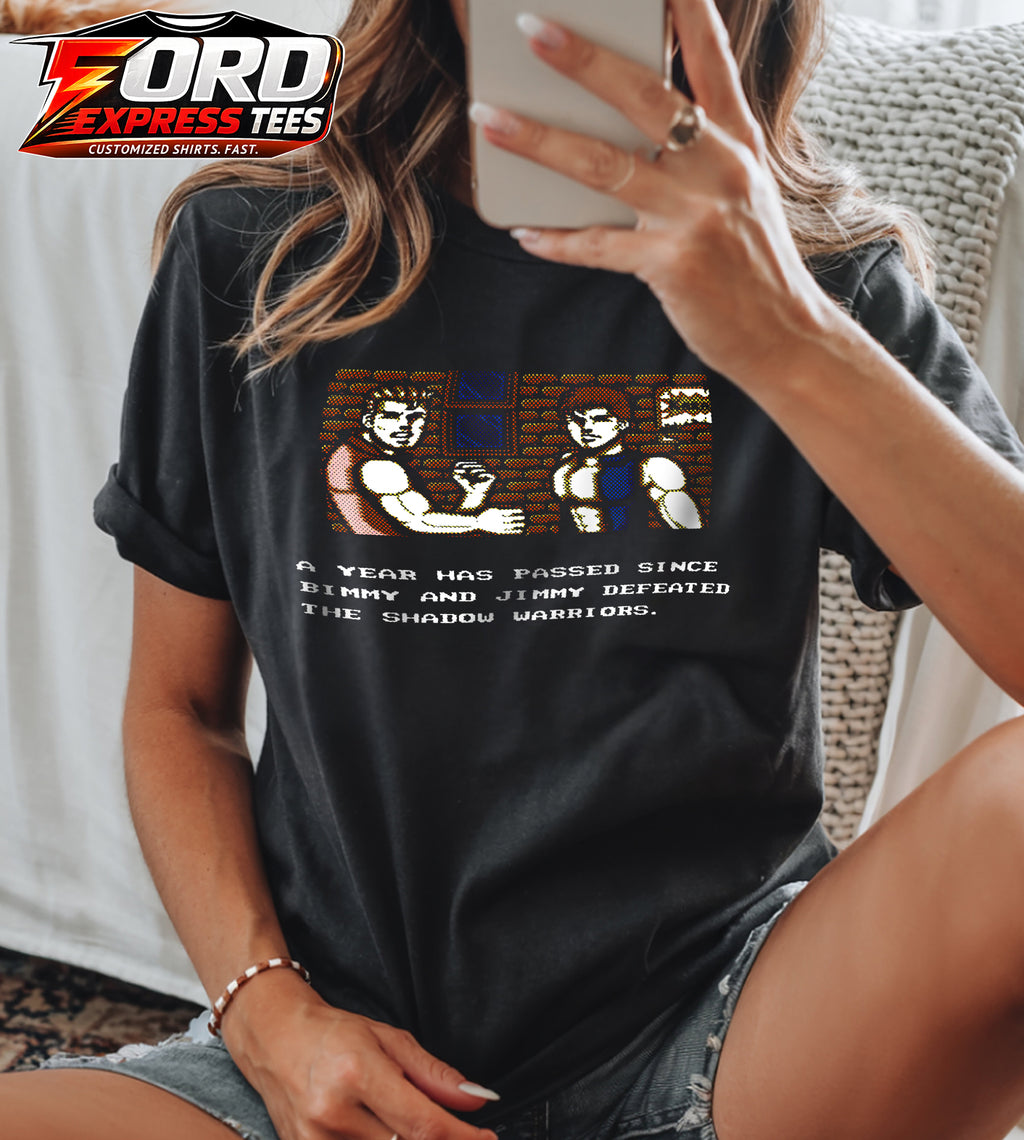 Bimmy and Jimmy Double Dragon 3 Graphic Tee