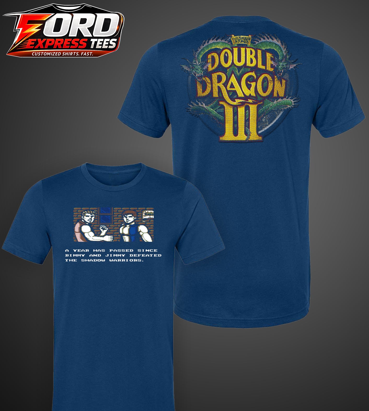 Bimmy and Jimmy Double Dragon 3 Graphic Tee