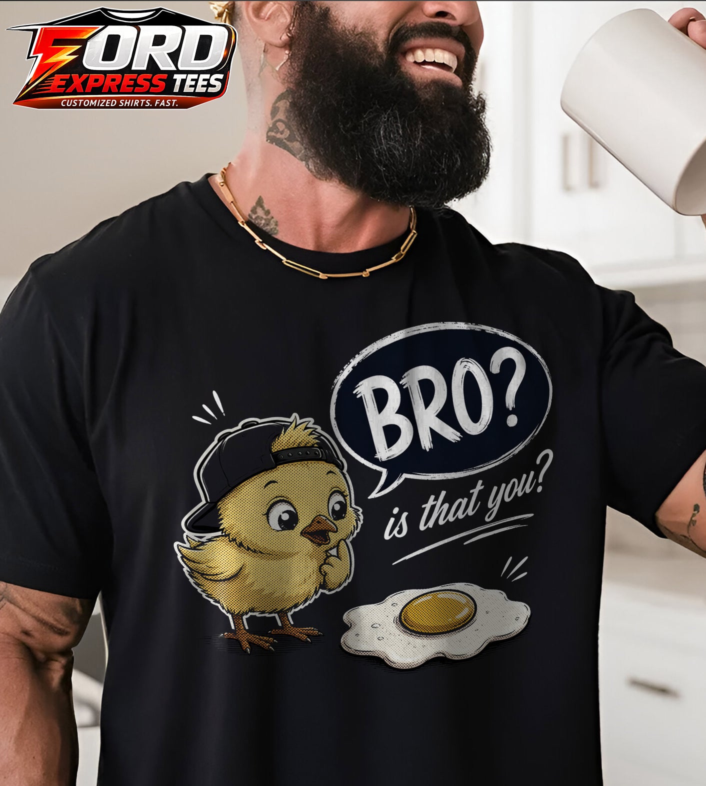 Bro is That You? Funny Chick Graphic Tee