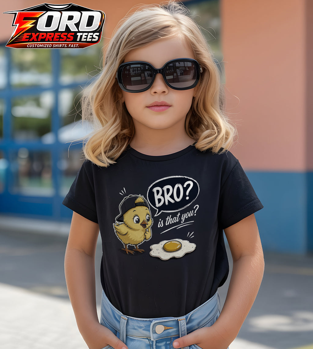 Bro is That You? Funny Chick Graphic Tee