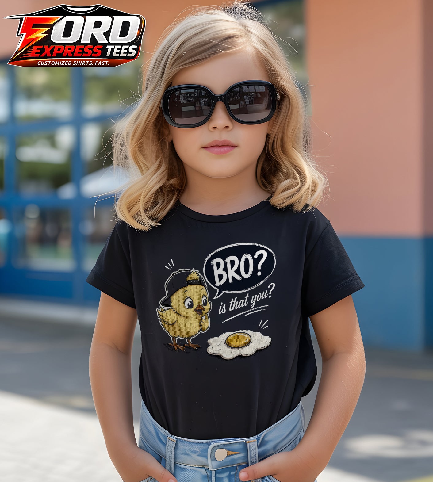 Bro is That You? Funny Chick Graphic Tee