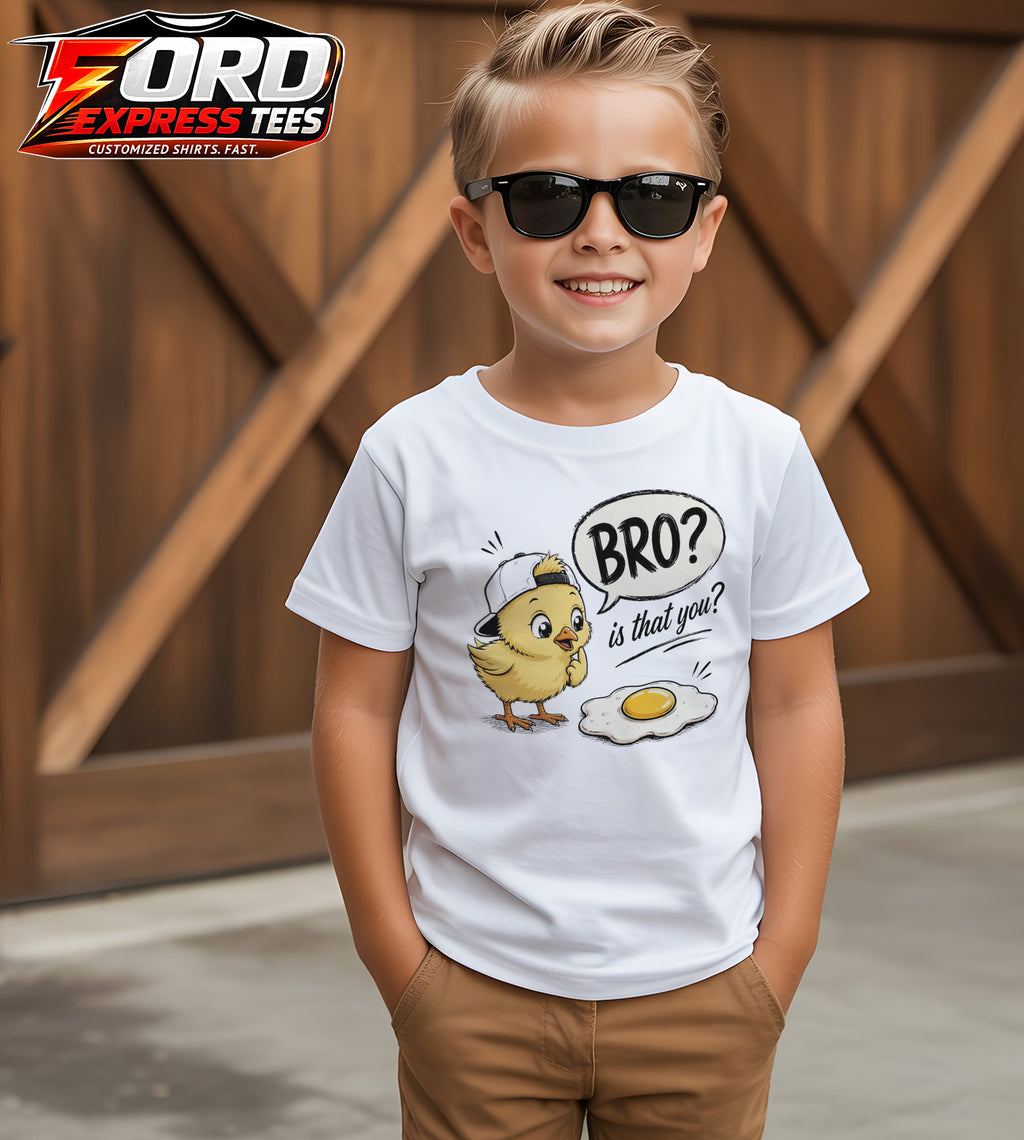 Bro is That You? Funny Chick Graphic Tee