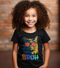 Bruh Cat Funny Graphic Tee