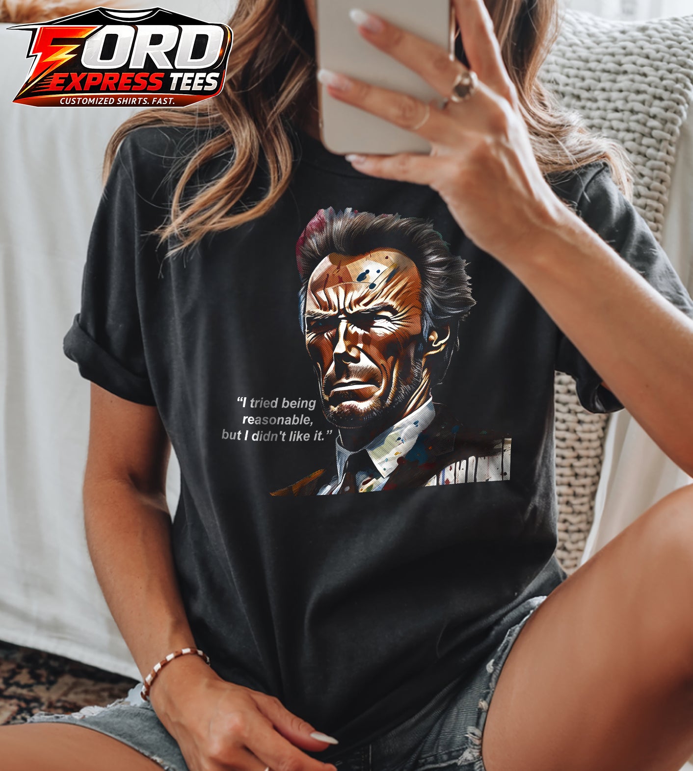 Clint Eastwood Reasonable Tee