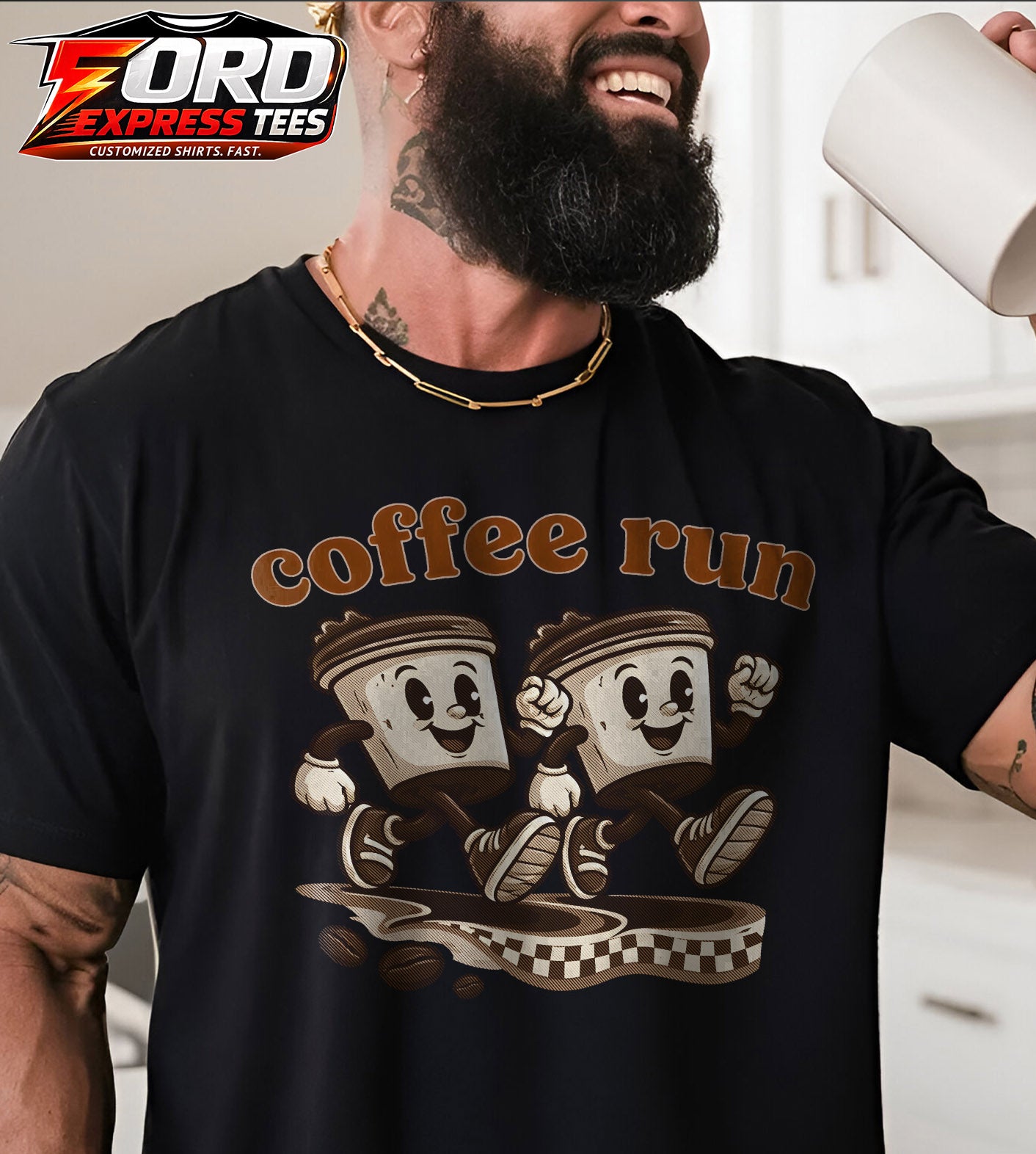 Coffee Run! Graphic Tee