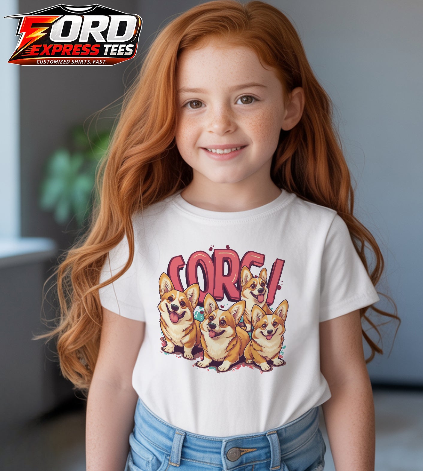 Corgis Cute Dog Lover Graphic Tee