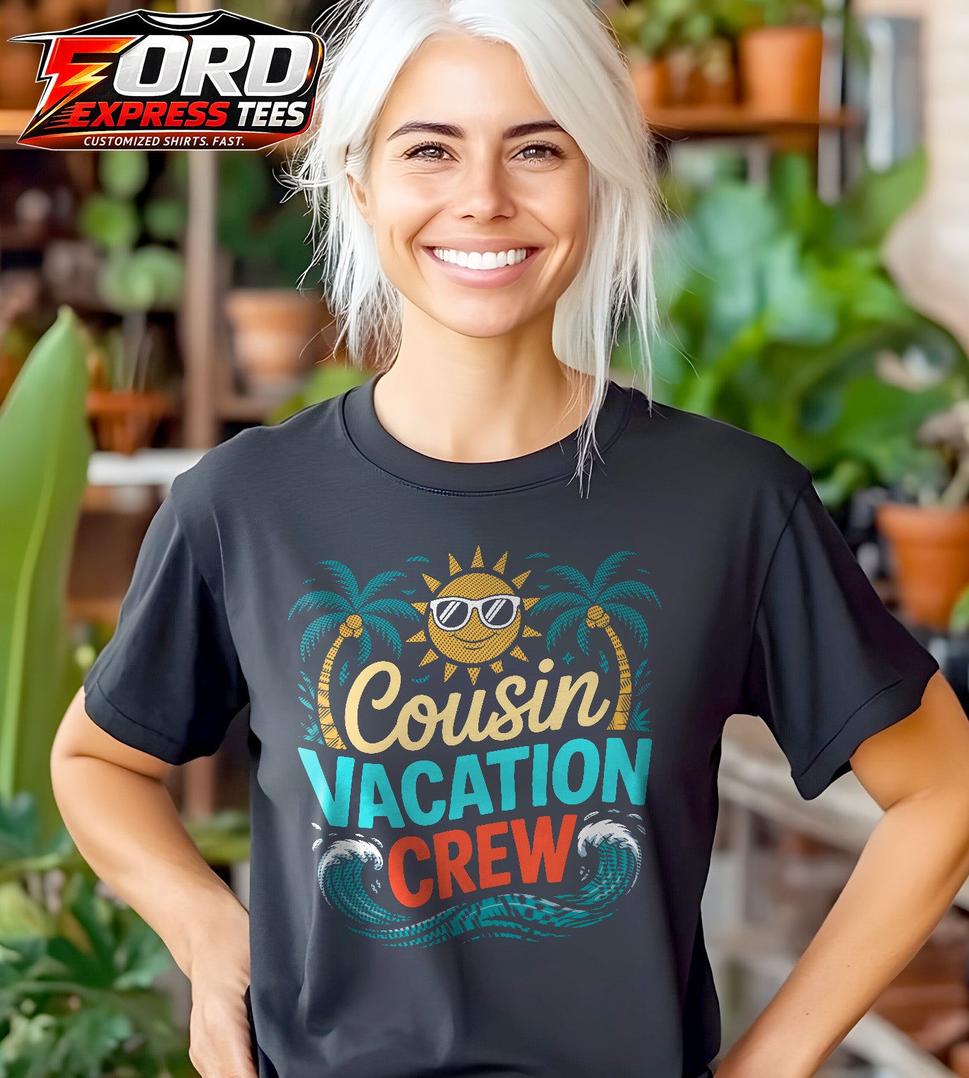 Cousin Vacation Crew Family Graphic Tee