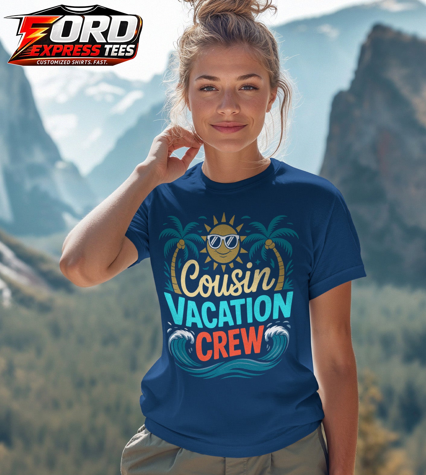 Cousin Vacation Crew Family Graphic Tee
