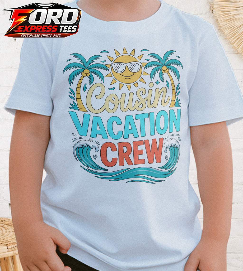 Cousin Vacation Crew Family Graphic Tee