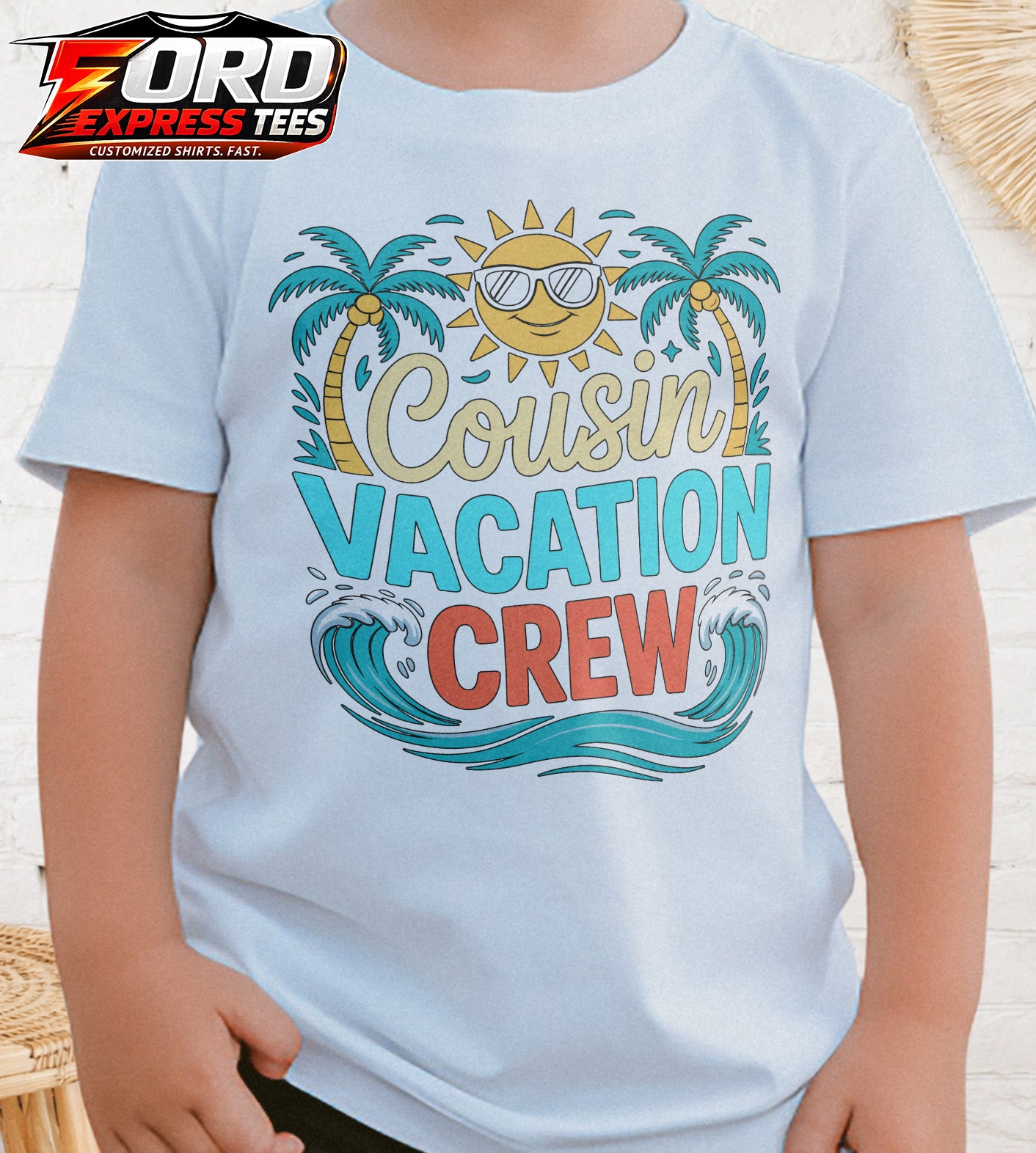 Cousin Vacation Crew Family Graphic Tee