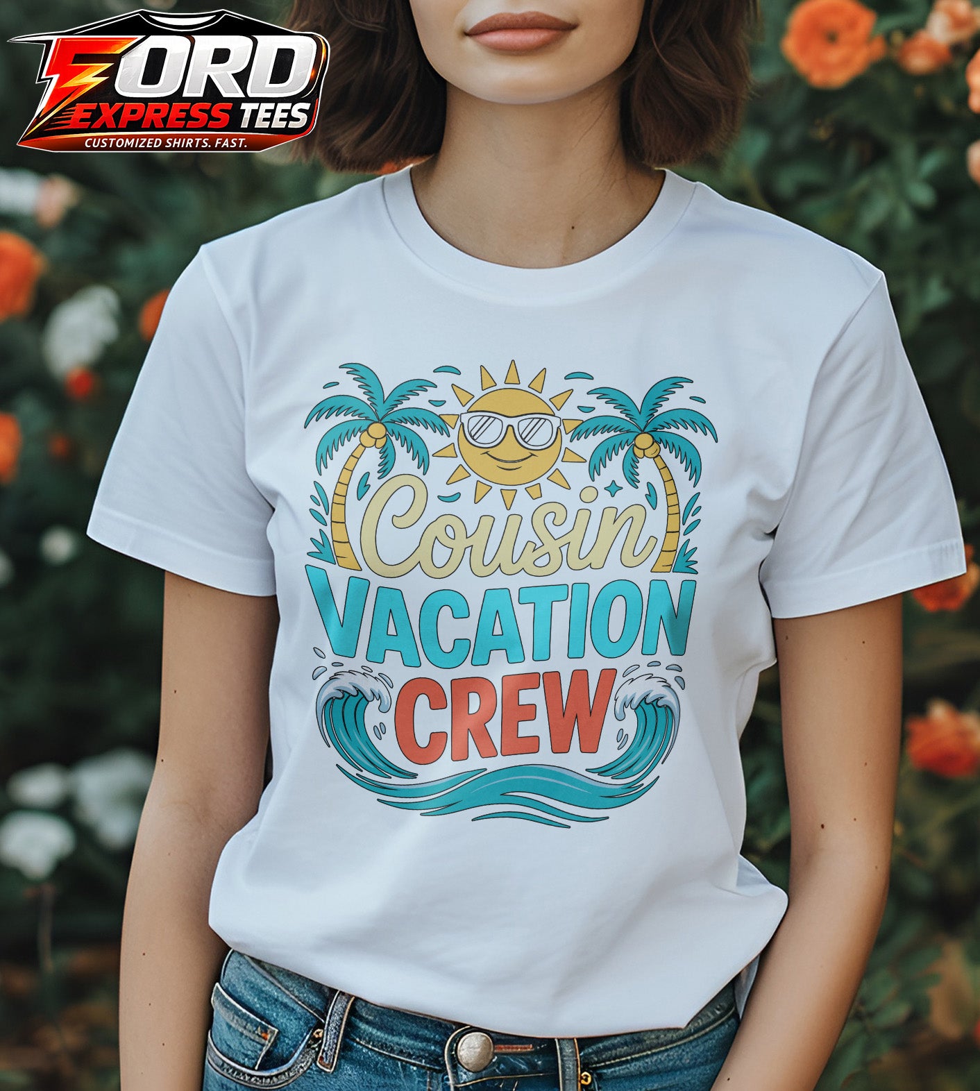 Cousin Vacation Crew Family Graphic Tee