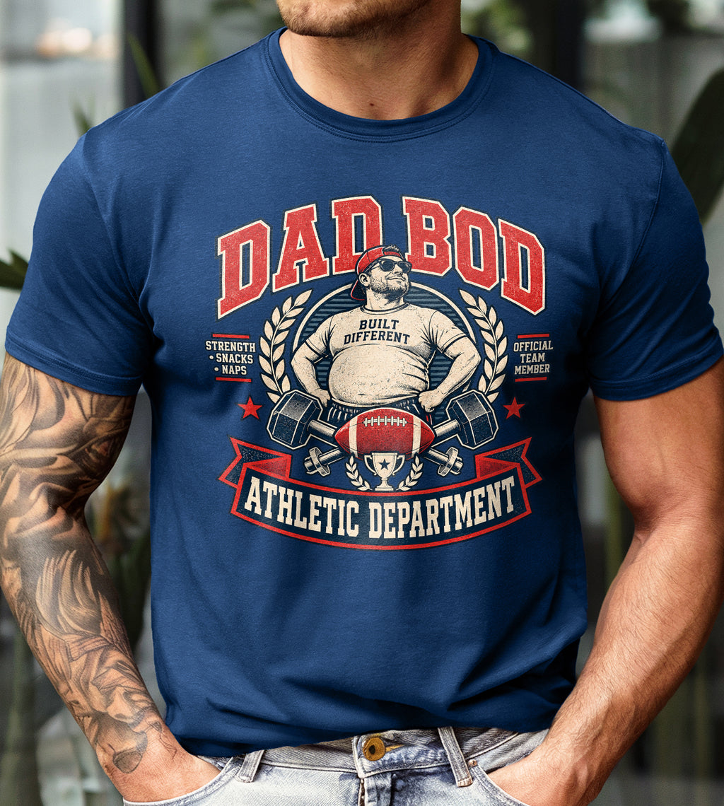 Dad Bod Athletic Department Funny Shirt