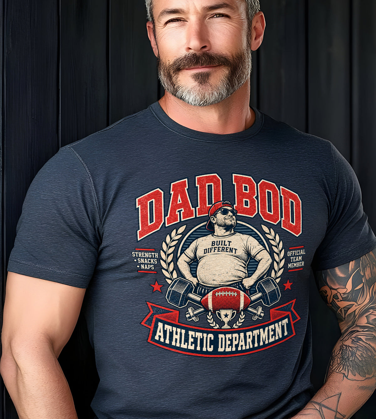 Dad Bod Athletic Department Funny Shirt