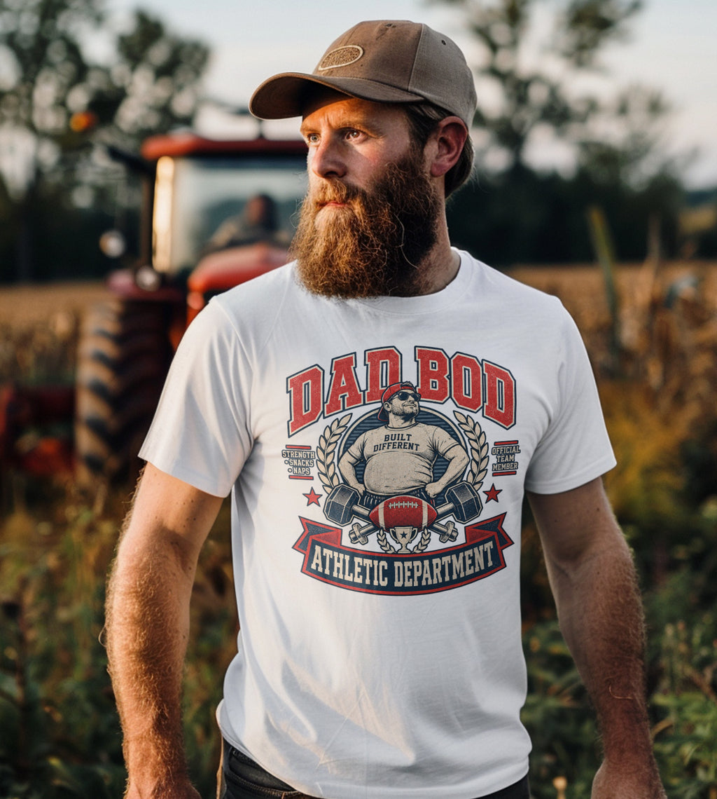 Dad Bod Athletic Department Funny Shirt