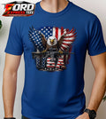 USA American Eagle Flag Graphic Tee
