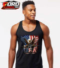 USA American Eagle Flag Graphic Tank
