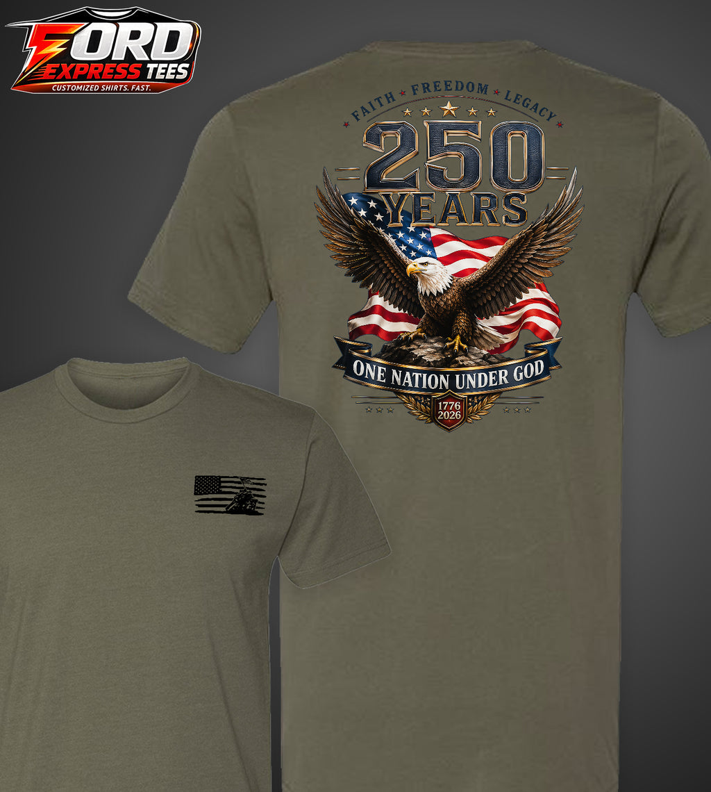 Faith Freedom Legacy 250 Years America