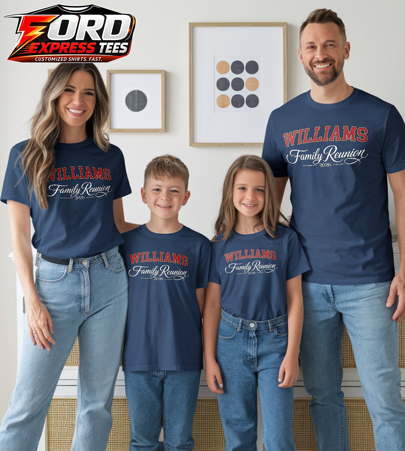 Family Reunion Custom Graphic Tee