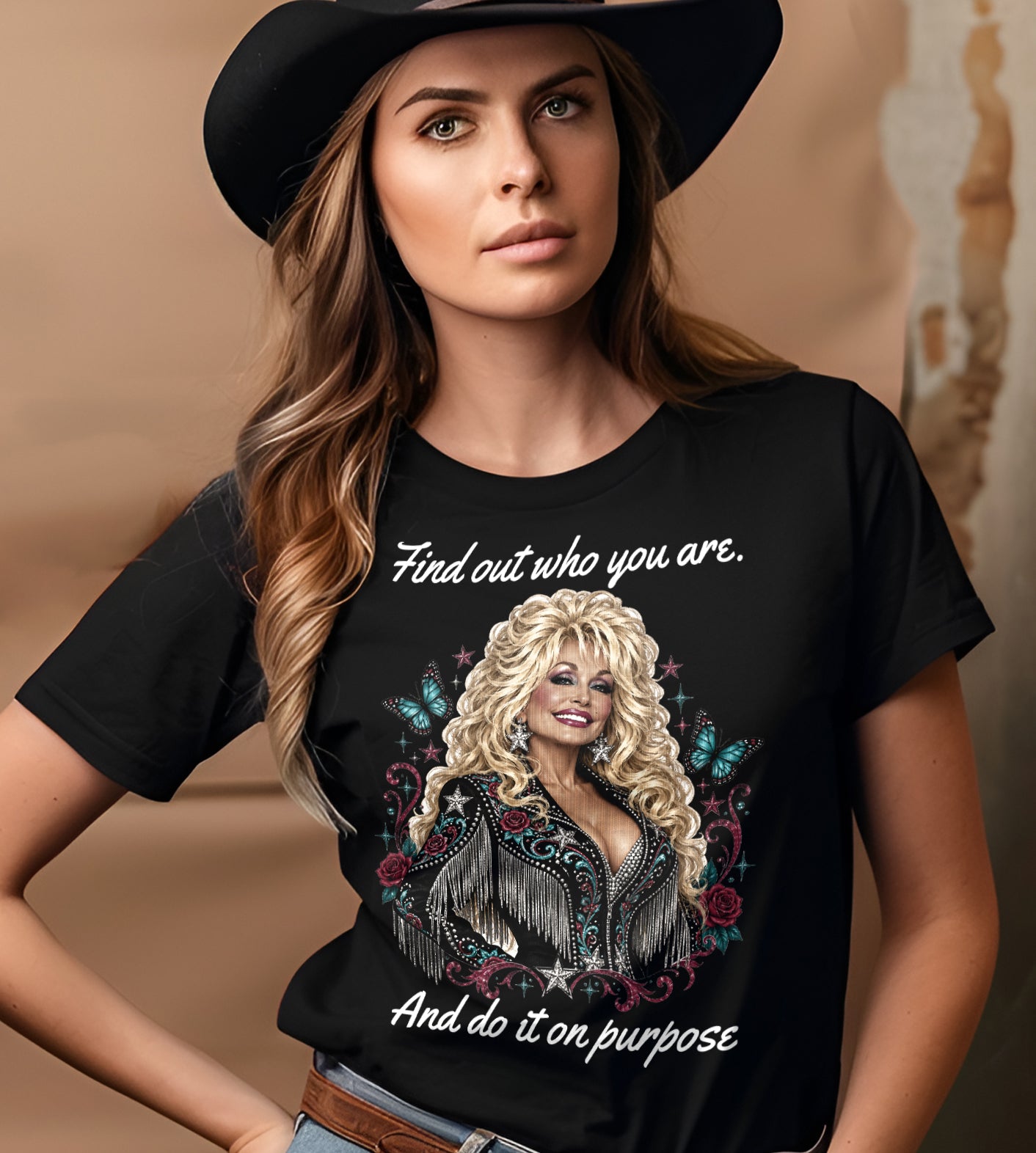 Find Out Who You Are Dolly Parton Graphic Tee