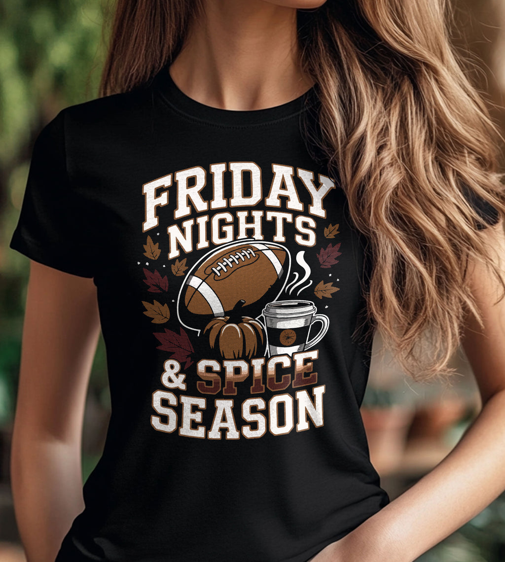 Friday Nights Football Fall Graphic Tee