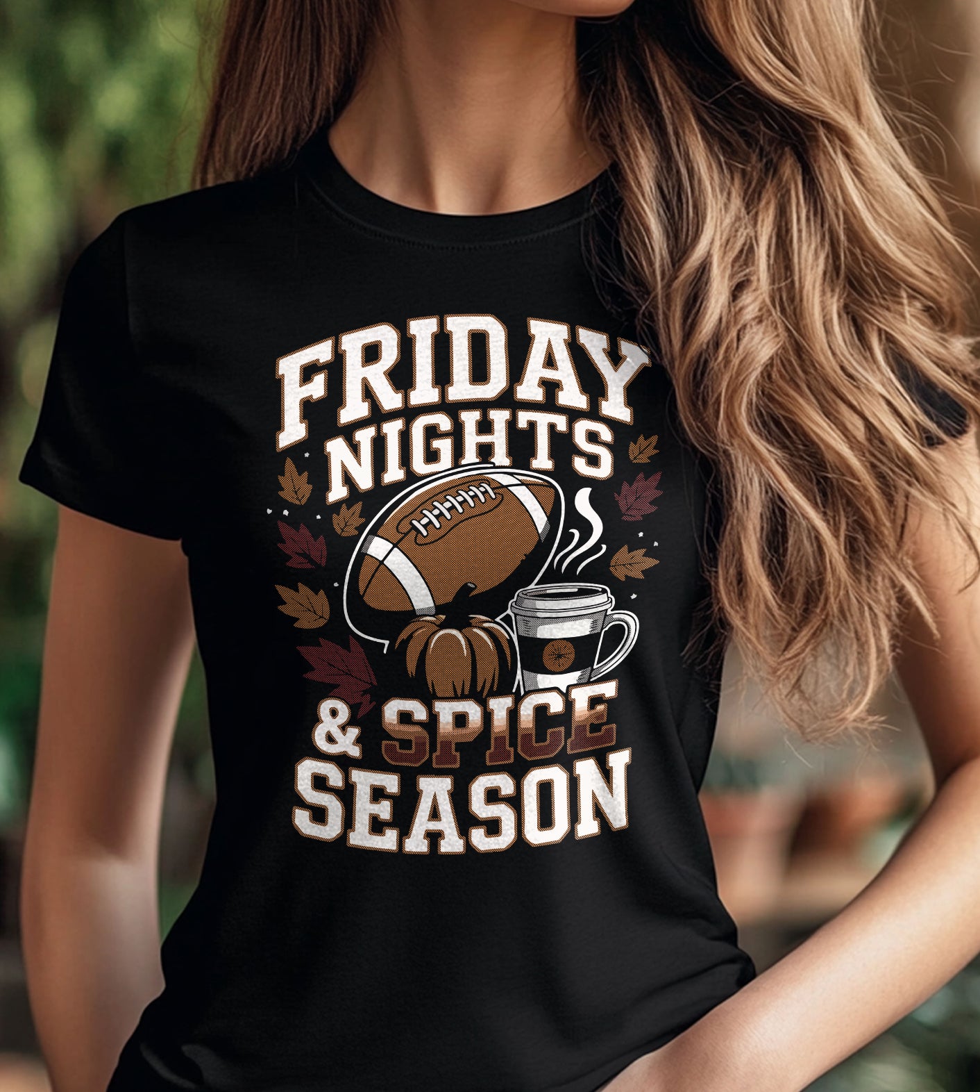 Friday Nights Football Fall Graphic Tee
