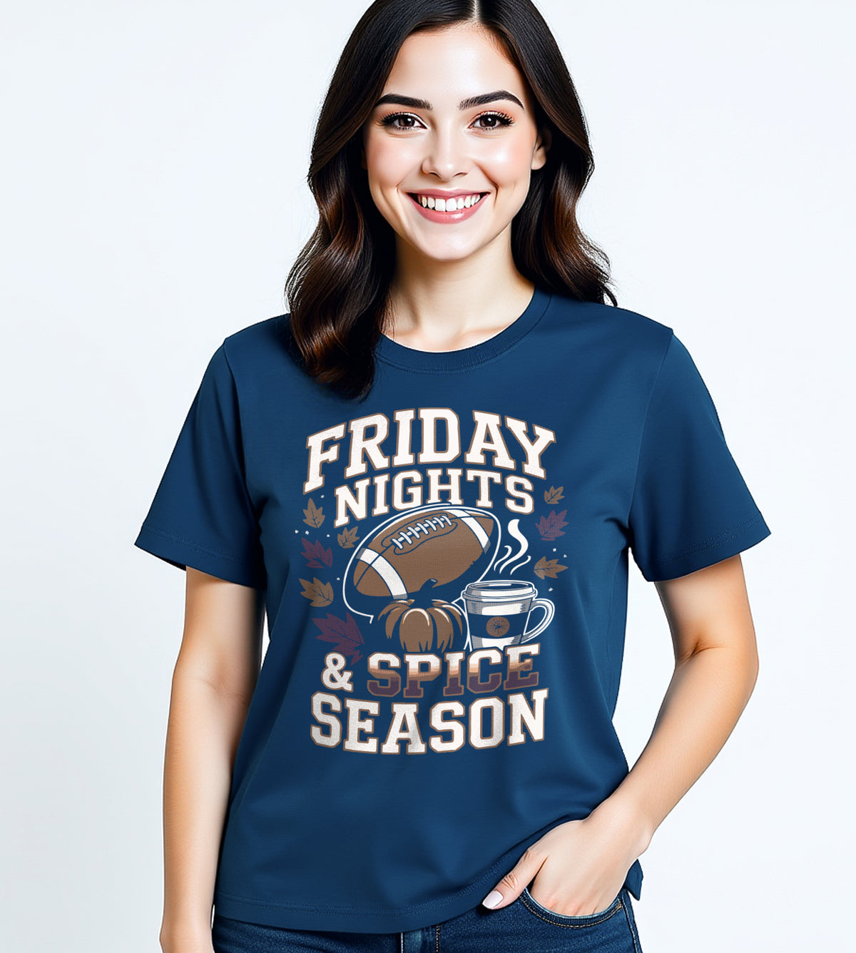 Friday Nights Football Fall Graphic Tee