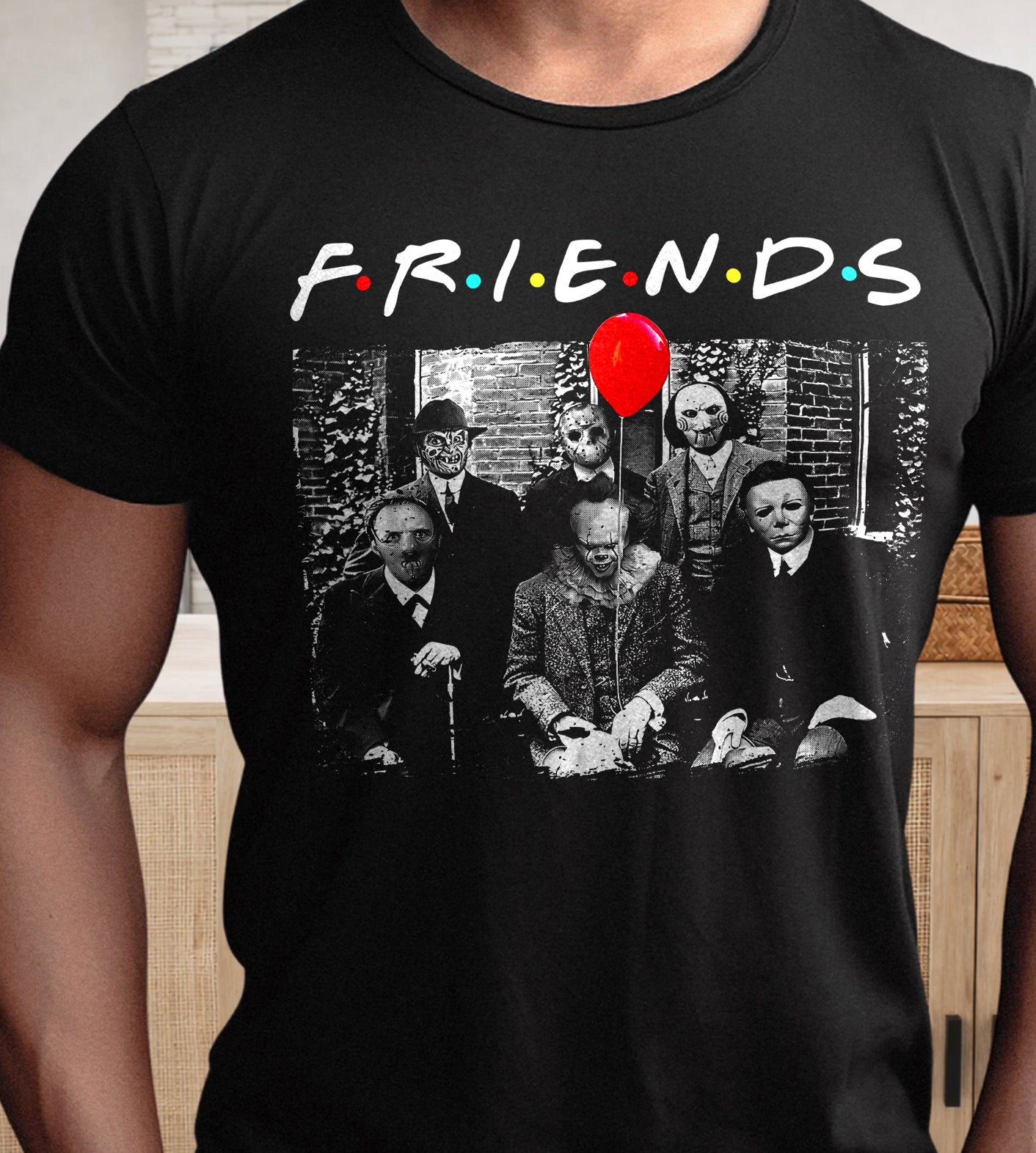 Friends Horror Funny Graphic Tee