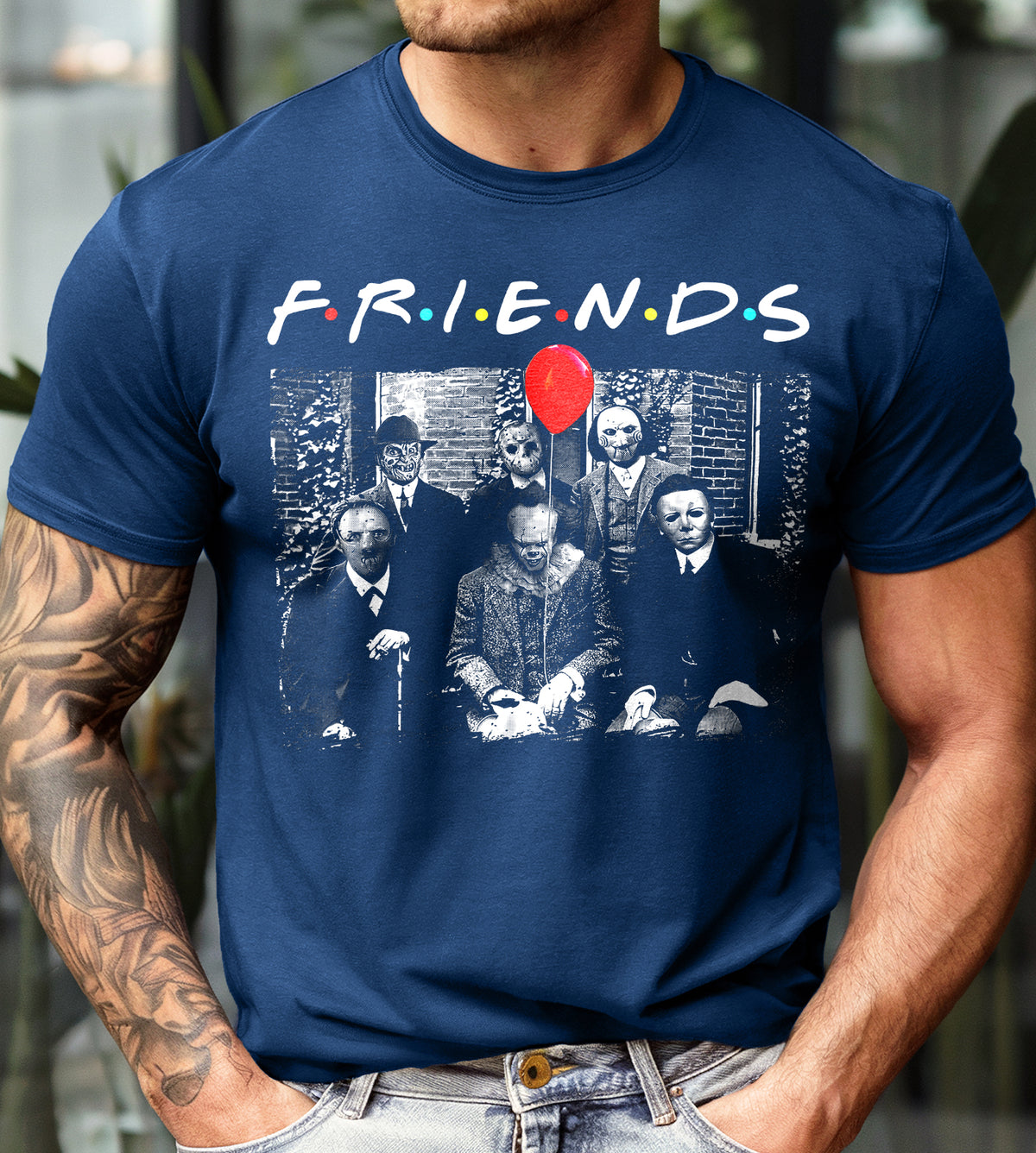 Friends Horror Funny Graphic Tee