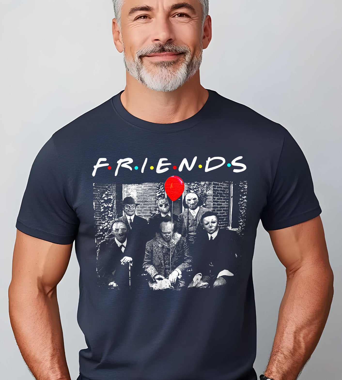 Friends Horror Funny Graphic Tee