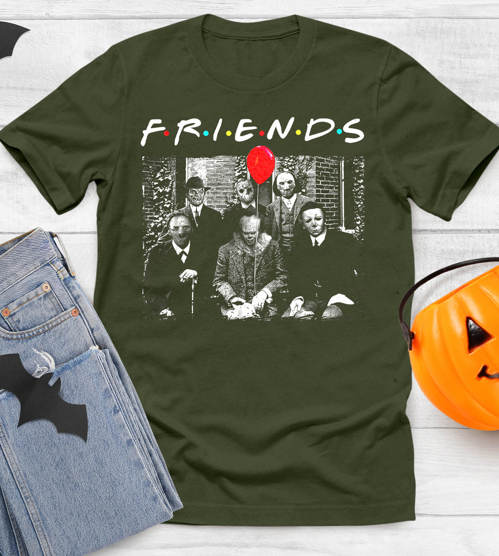 Friends Horror Funny Graphic Tee
