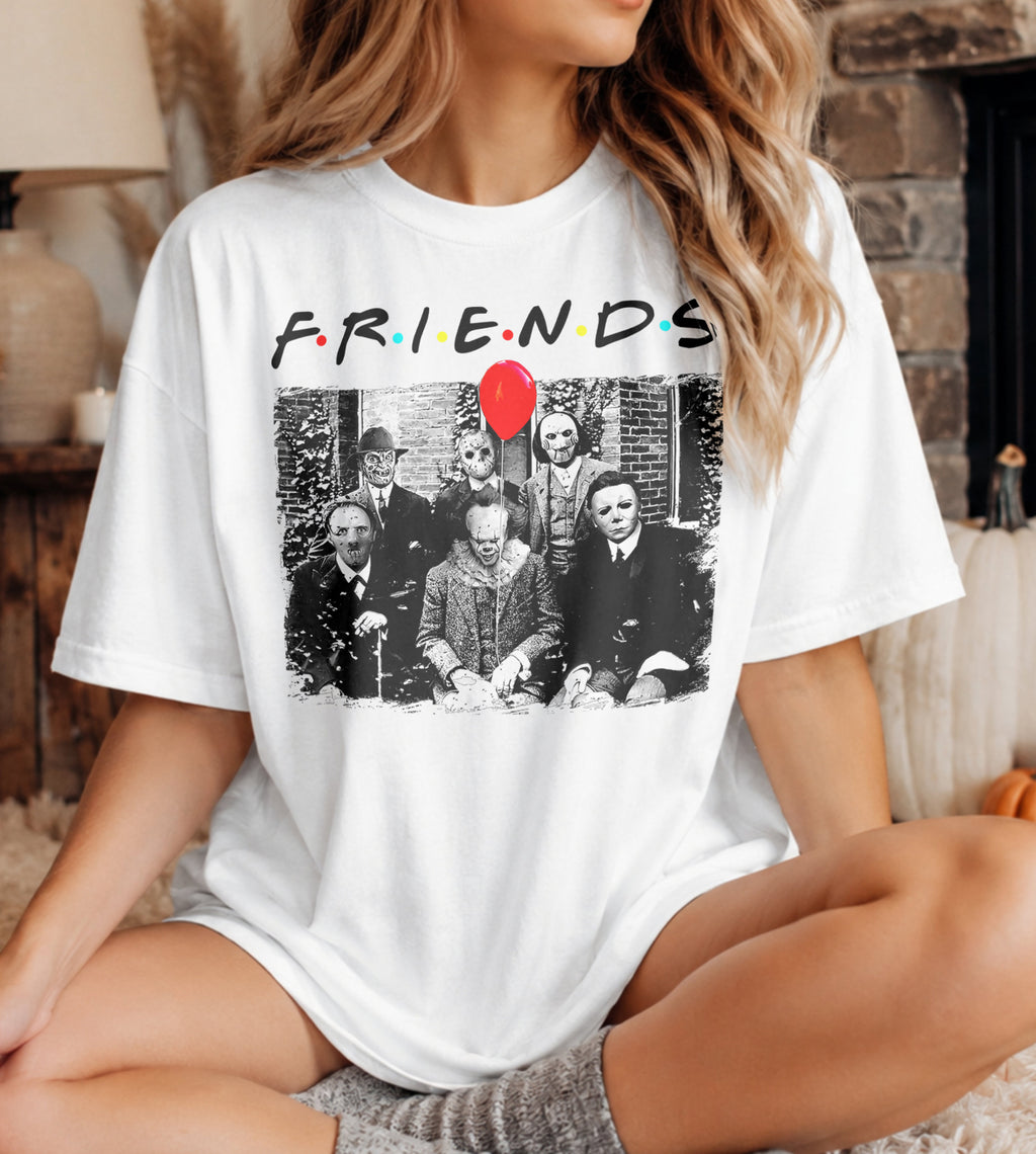 Friends Horror Funny Graphic Tee