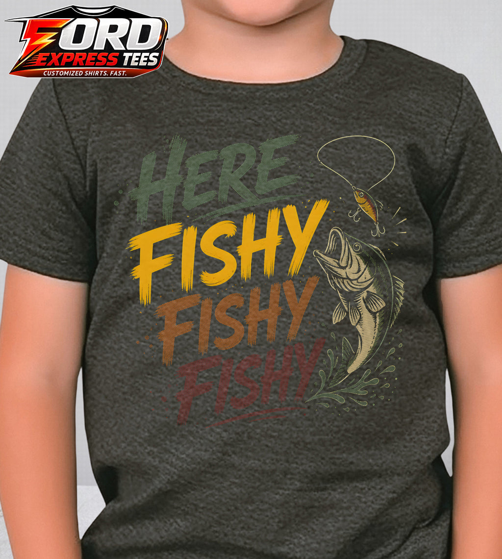 Here Fishy Graphic Tee