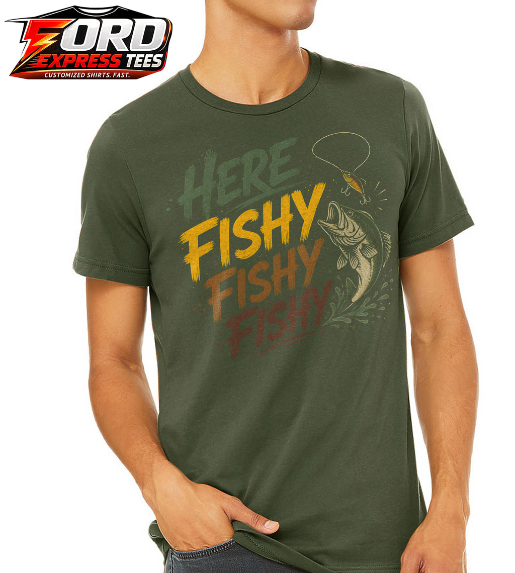 Here Fishy Graphic Tee