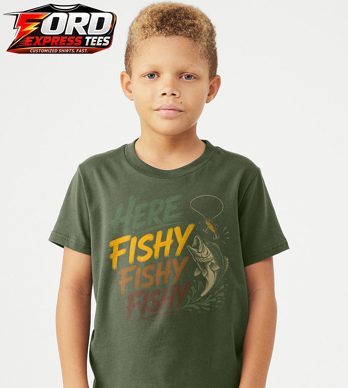 Here Fishy Graphic Tee