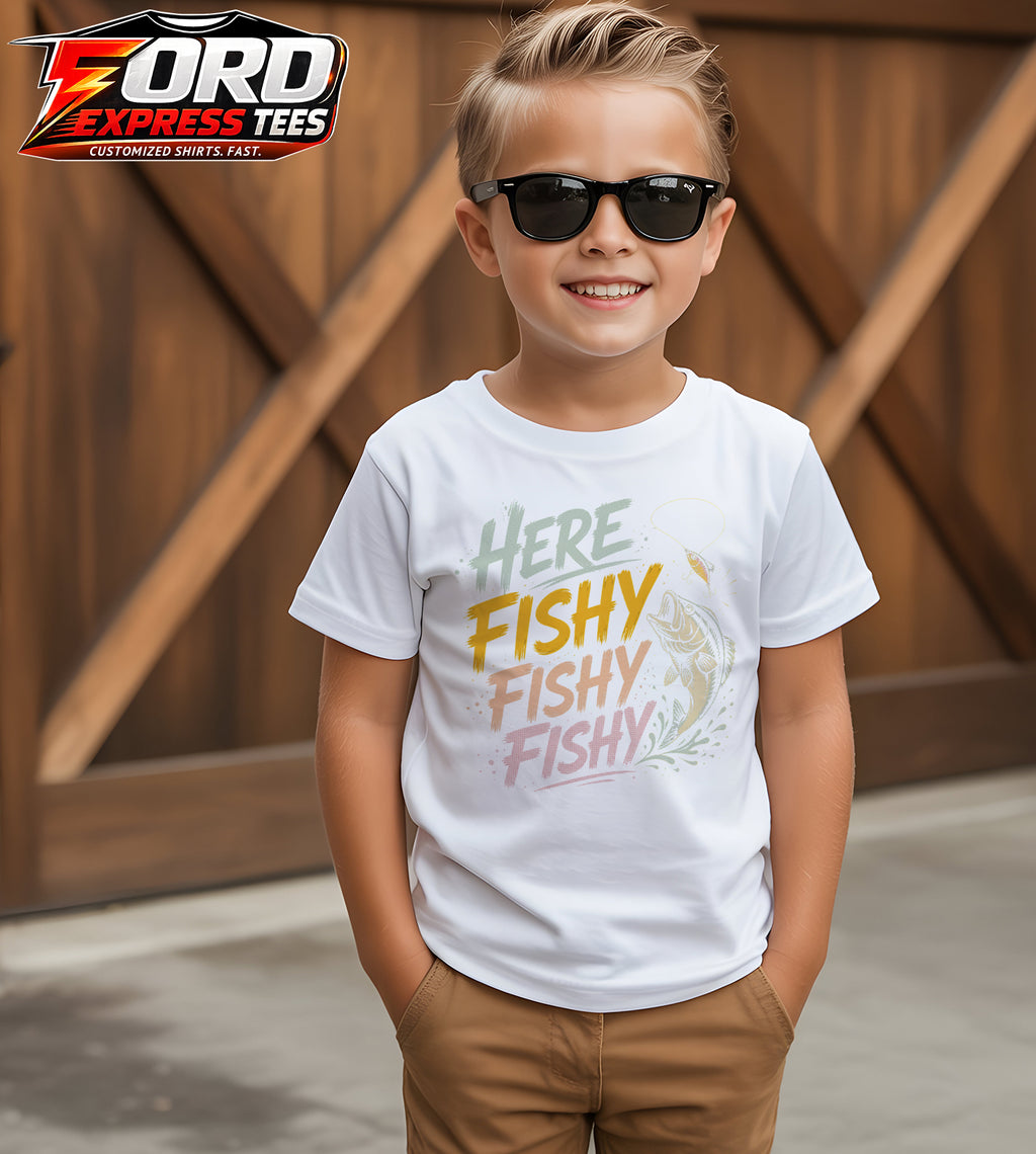 Here Fishy Graphic Tee