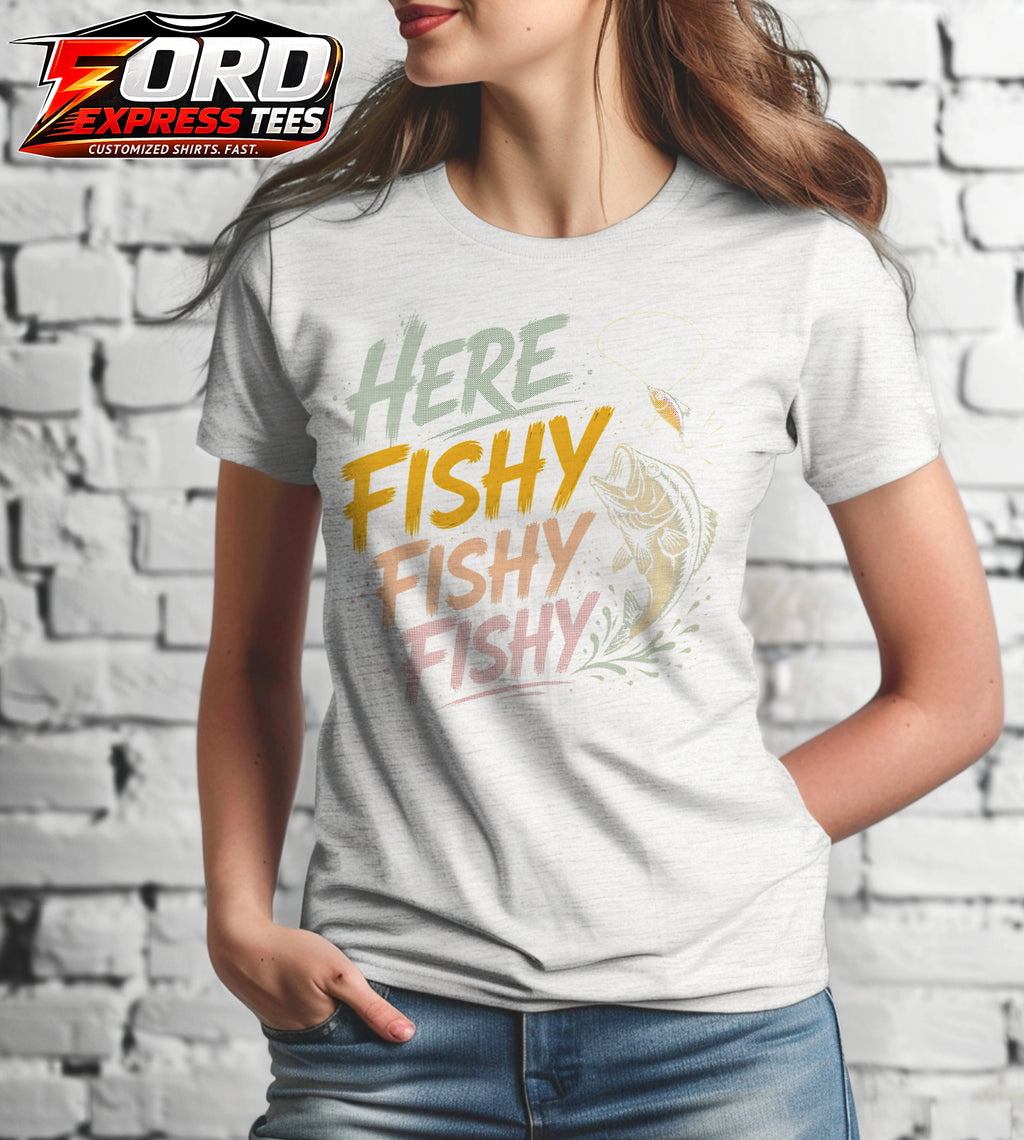 Here Fishy Graphic Tee