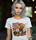 He's from Texas I can Tell Chainsaw Massacre Funny Halloween Graphic Tee