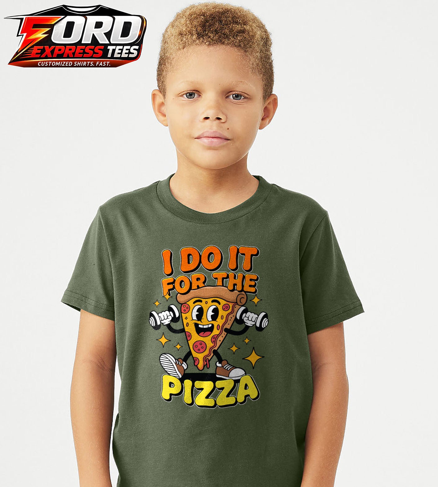 I do it for Pizza Funny Graphic Tee