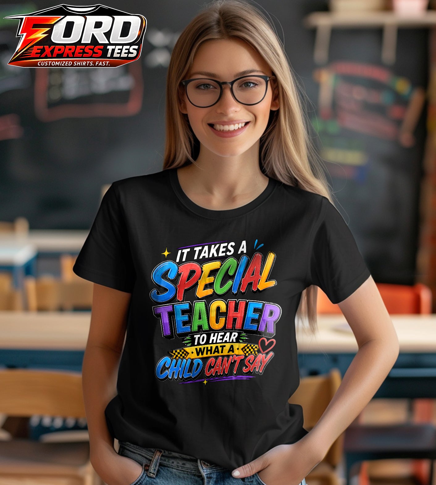 Autism Awareness Teacher Graphic Tee