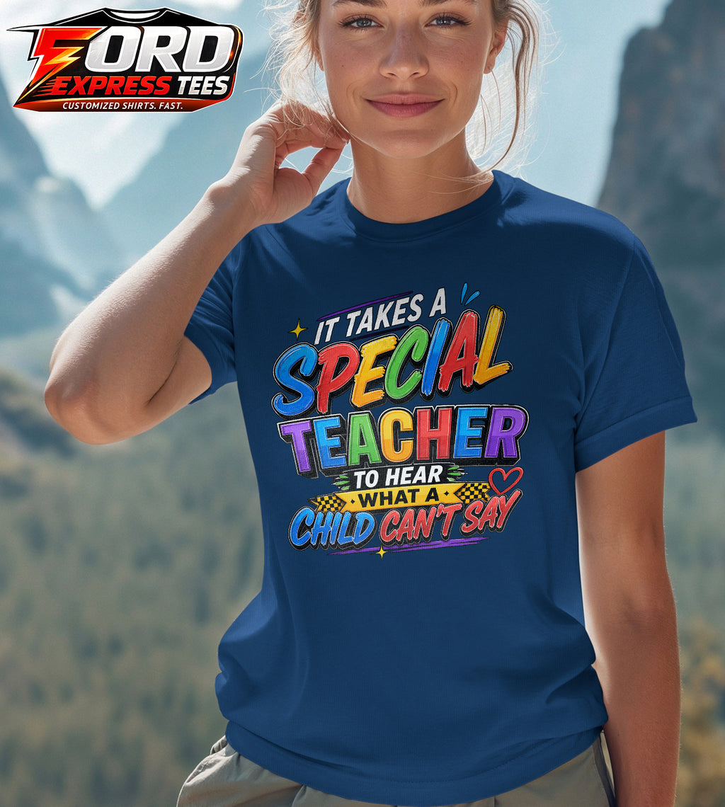 Autism Awareness Teacher Graphic Tee