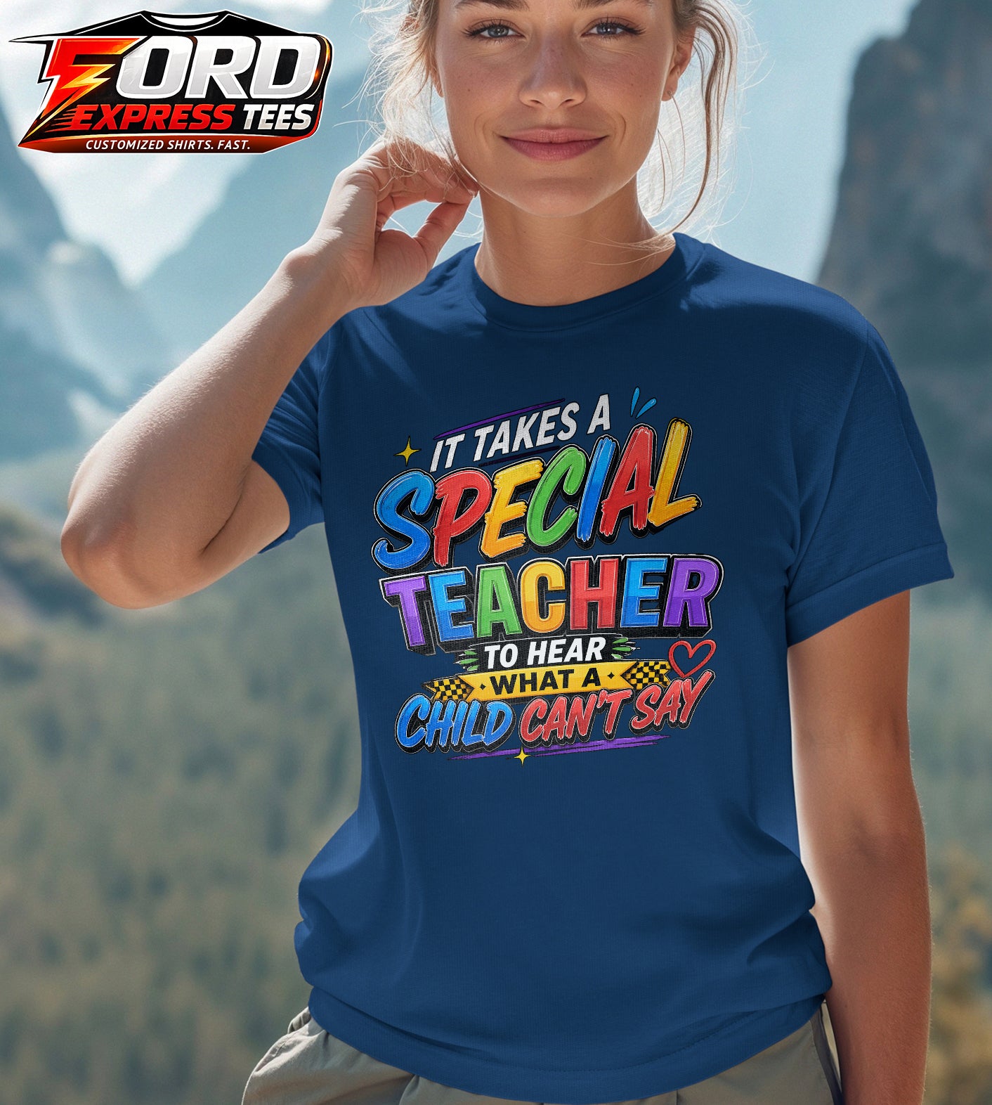 Autism Awareness Teacher Graphic Tee